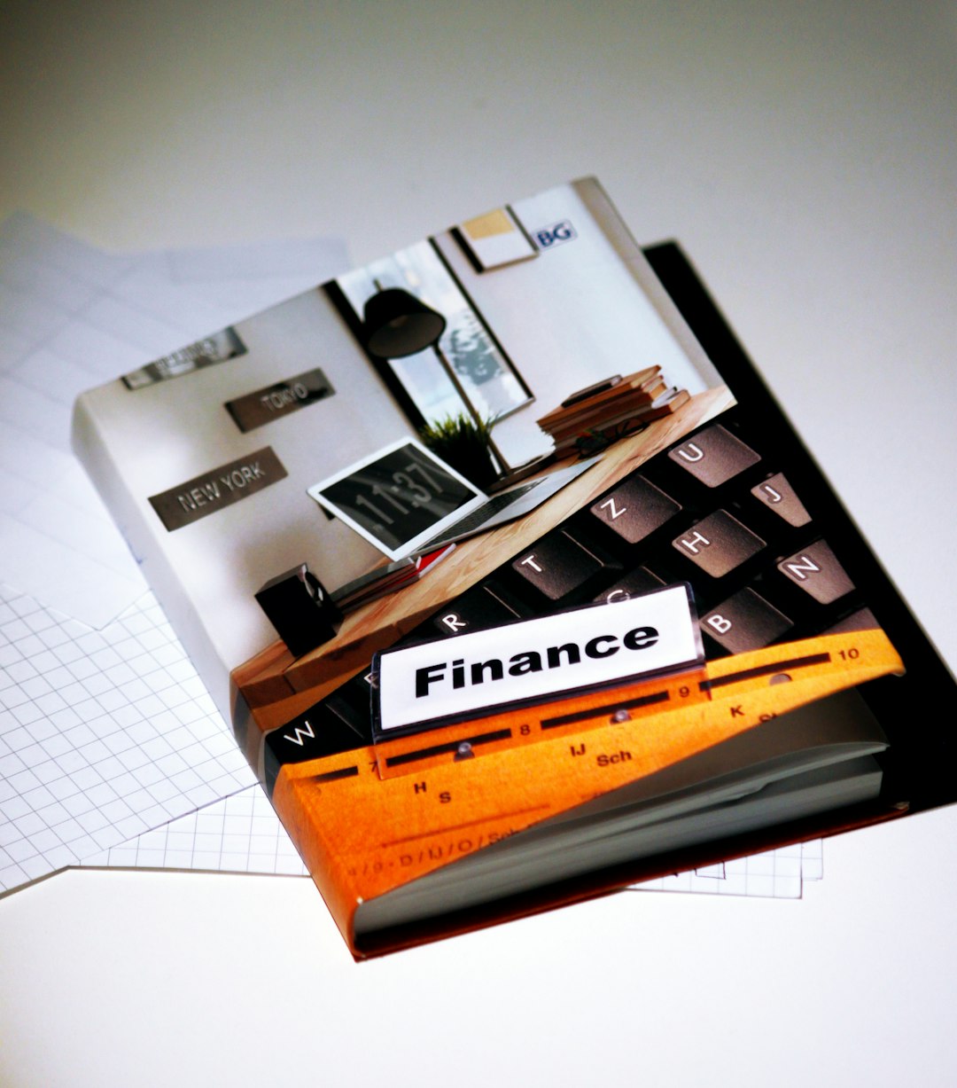 a finance notebook
